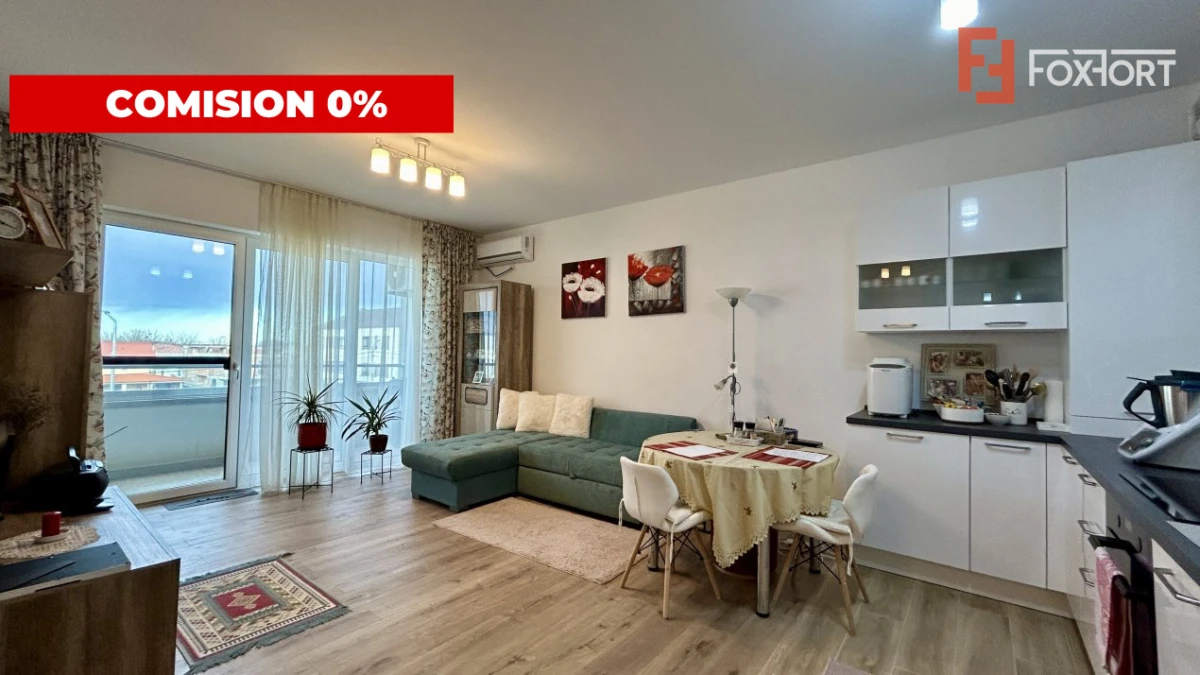 COMISION 0% Apartament 2 camere de vanzare si loc de parcare - Dumbravita - 1