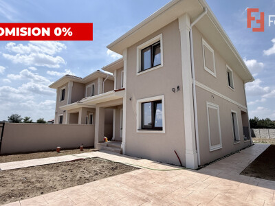 COMISION 0% Duplex individual, 5 camere si teren de 410 mp, zona Mosnita
