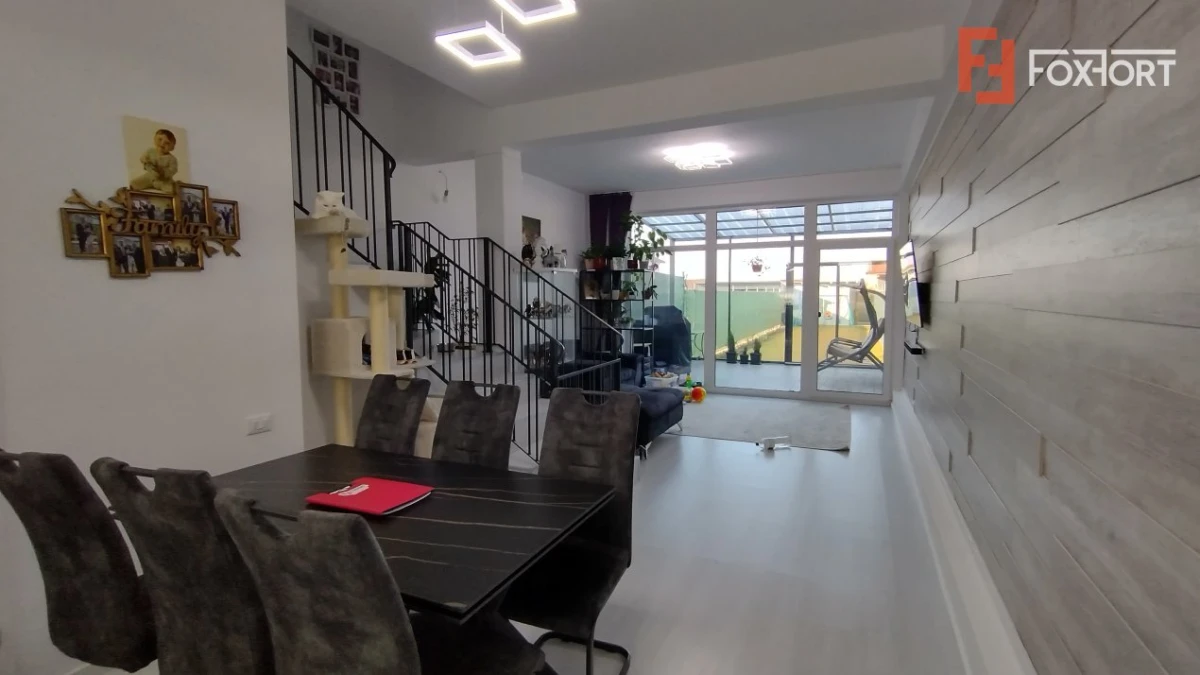 Casa insiruita, 4 camere, Sacalaz - arhitectura moderna, 2 locuri de parcare - 2