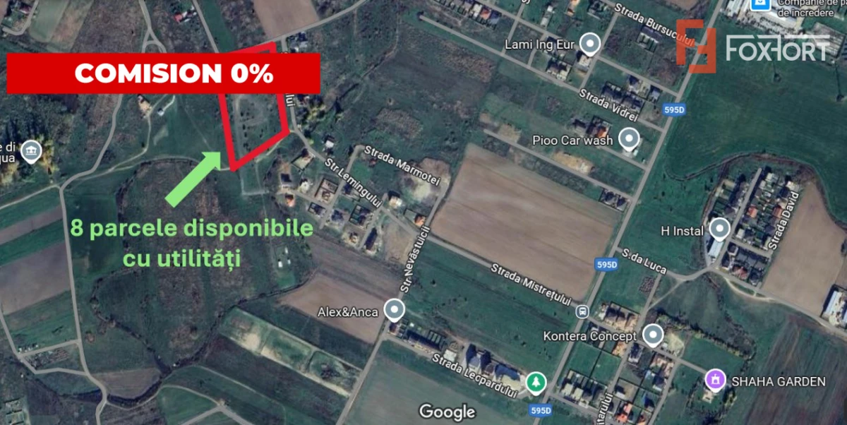 COMISION 0 % Teren intravilan 930 mp - Mosnita cu puz aprobat - 1