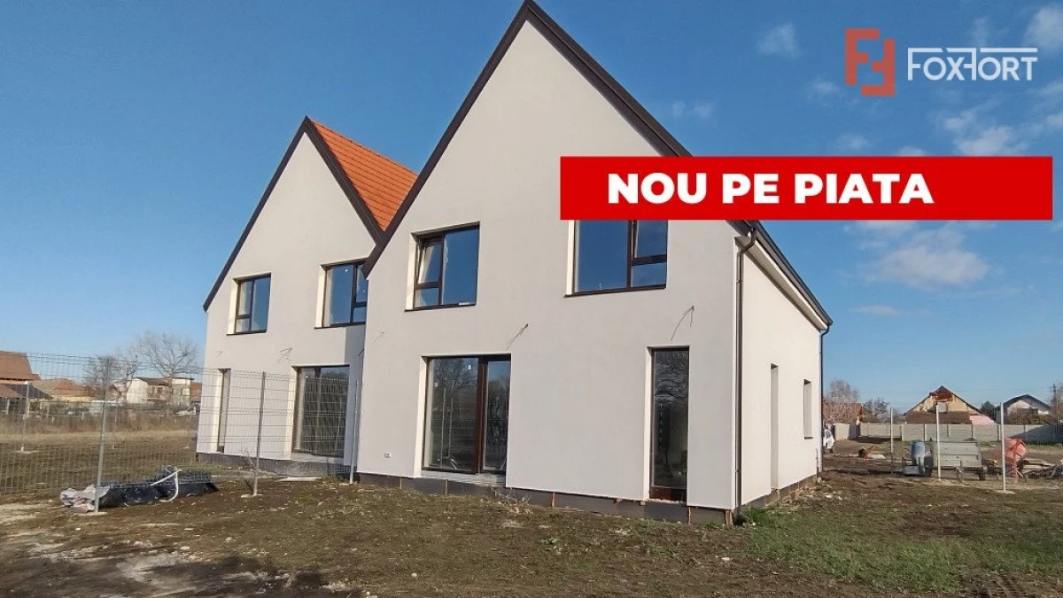 Duplex 4 camere de vanzare, Sacalaz - toate utilitatiile - 1