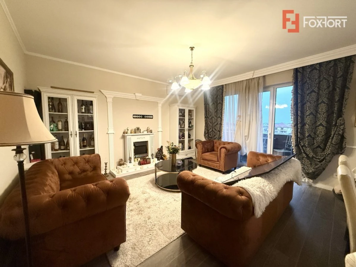 Apartament premium 2 camere si terasa de 24 mp, mobilat complet in Dumbravita - 1