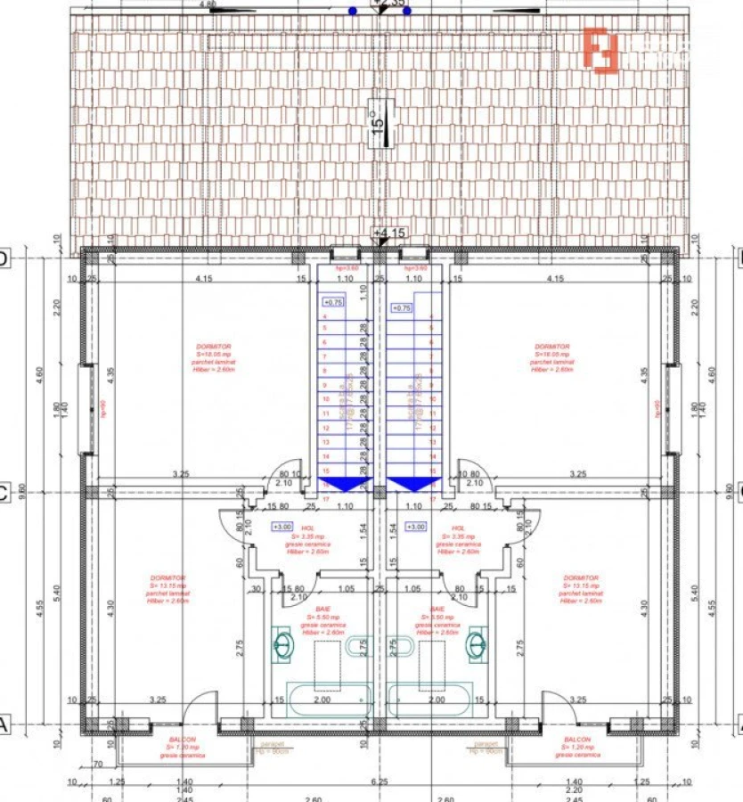 Duplex Mosnita, 4 camere, 2 bai - Toate utilitatile - 3