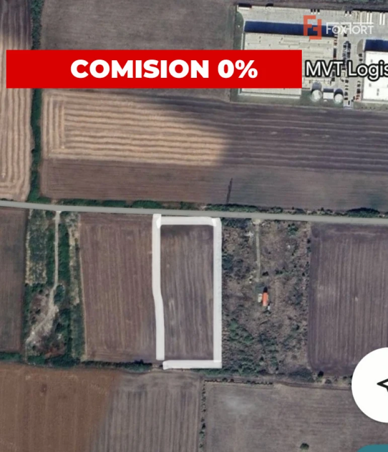 COMISION 0% Teren intravilan de 10.000 mp – pretabil hale industriale - 1