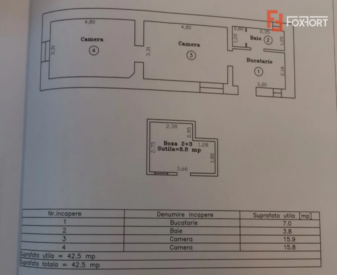 Apartament 2 camere, renovat complet, curte comuna - Timocului Saguna - 7