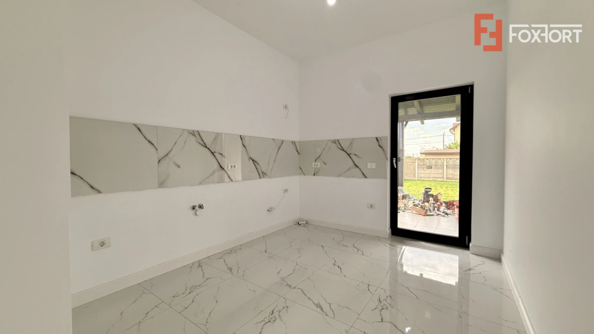Duplex de vanzare, 3 camere + teren 330 mp, Mosnita Noua - 9