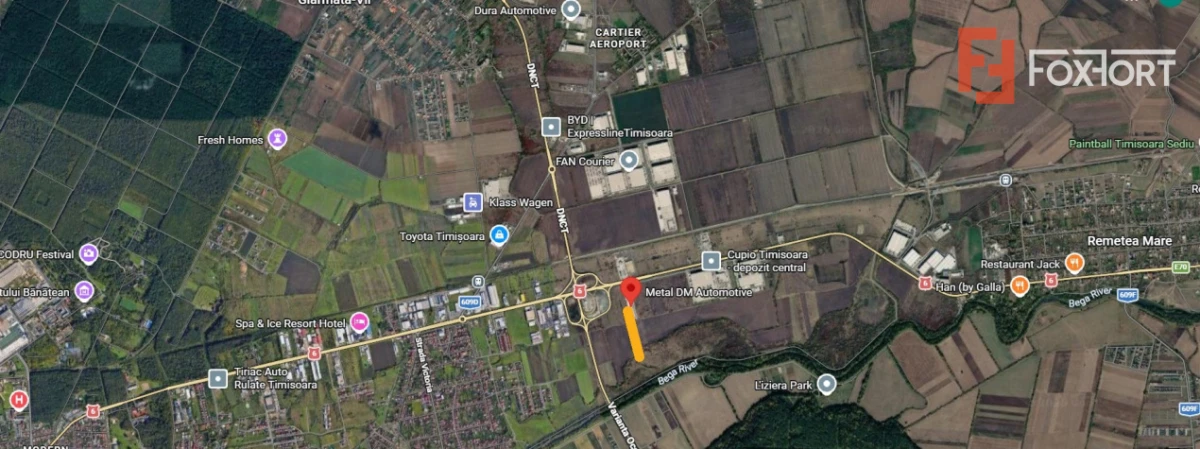 Teren extravilan de 8077 mp de vanzare in zona industriala Ghiroda - 1