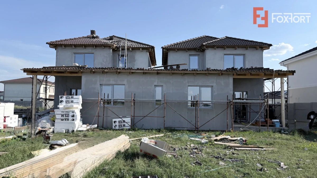 Duplex de vanzare, 4 camere despartit prin camera tehnica - Mosnita - 4