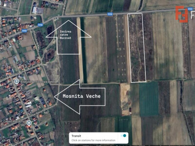 Teren de vanzare 15.100 mp, iesire la asfalt Mosnita Veche