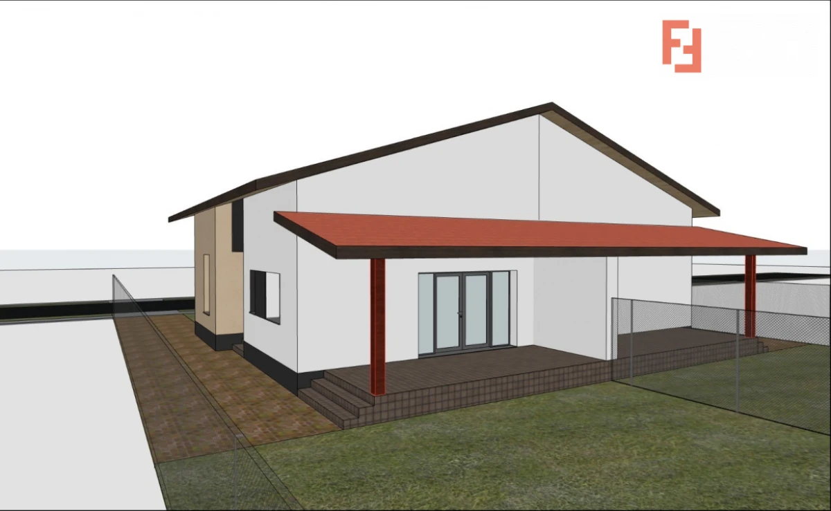 Duplex cu 3 camere, 76 mp utili si 300 mp teren, de vanzare in Sacalaz - 7