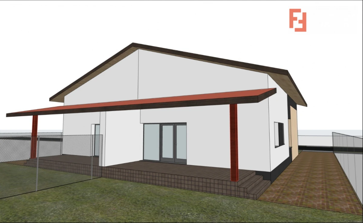 Duplex cu 3 camere, 76 mp utili si 300 mp teren, de vanzare in Sacalaz - 6