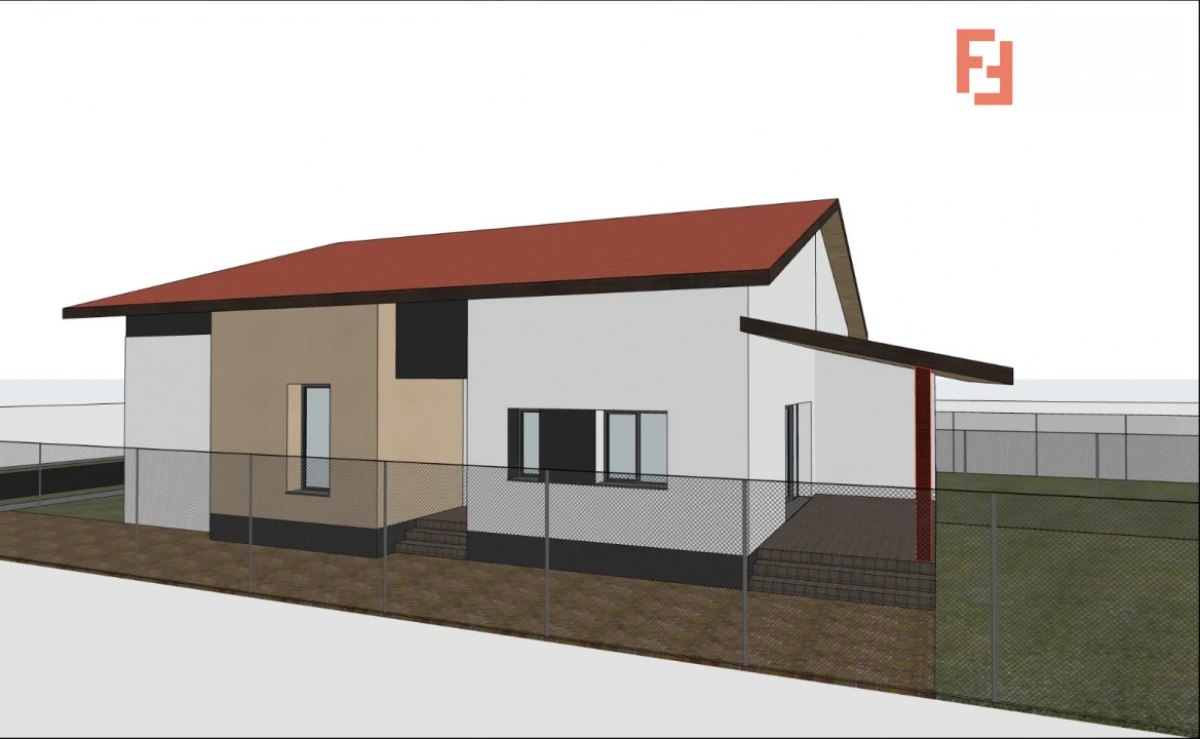 Duplex cu 3 camere, 76 mp utili si 300 mp teren, de vanzare in Sacalaz - 2