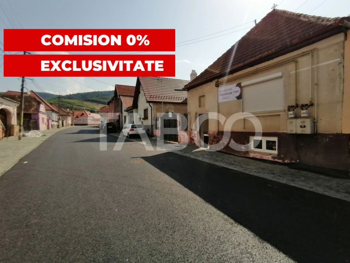 Comision 0% Casa de vanzare 4 camere 2 bai teren 266 mp Saliste Sibiu - 1