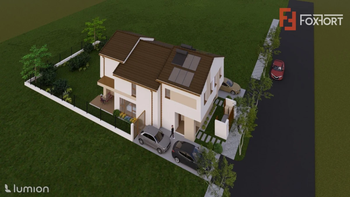 Duplex cu 4 camere de vanzare in localitatea Dumbravita - 8