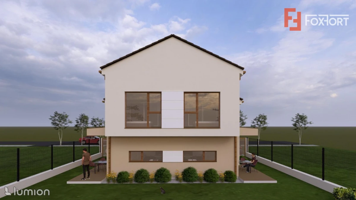 Duplex cu 4 camere de vanzare in localitatea Dumbravita - 3