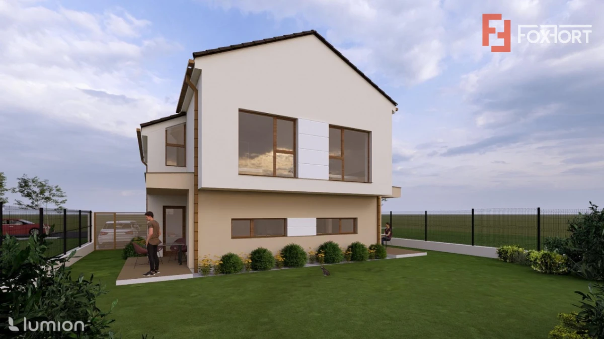 Duplex cu 4 camere de vanzare in localitatea Dumbravita - 2
