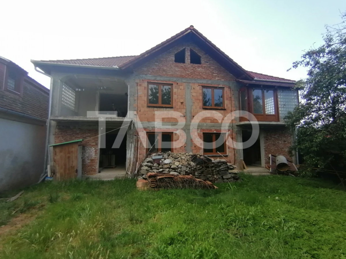 Comision 0% Casa tip duplex de vanzare 6 camere cu teren Saliste Sibiu - 2