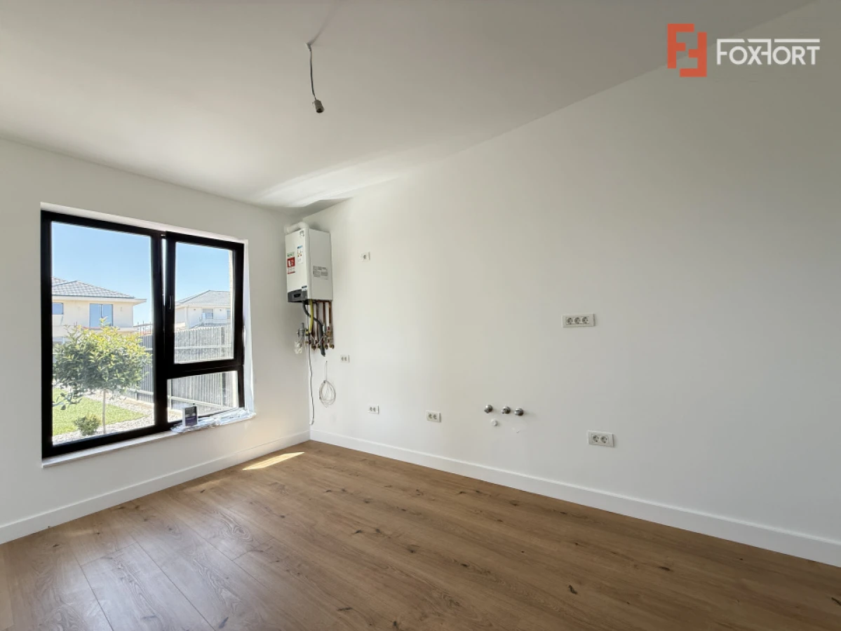 Duplex cu 442 mp teren | Dumbravita | Terase din travertin | Scara lemn masiv - 3