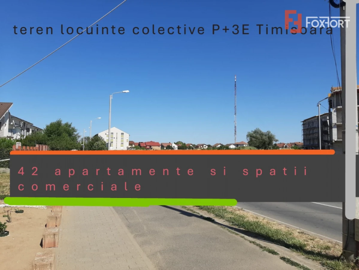 Teren S+P+3E servicii si locuinte colective, zona Braytim/Timisoara - 1