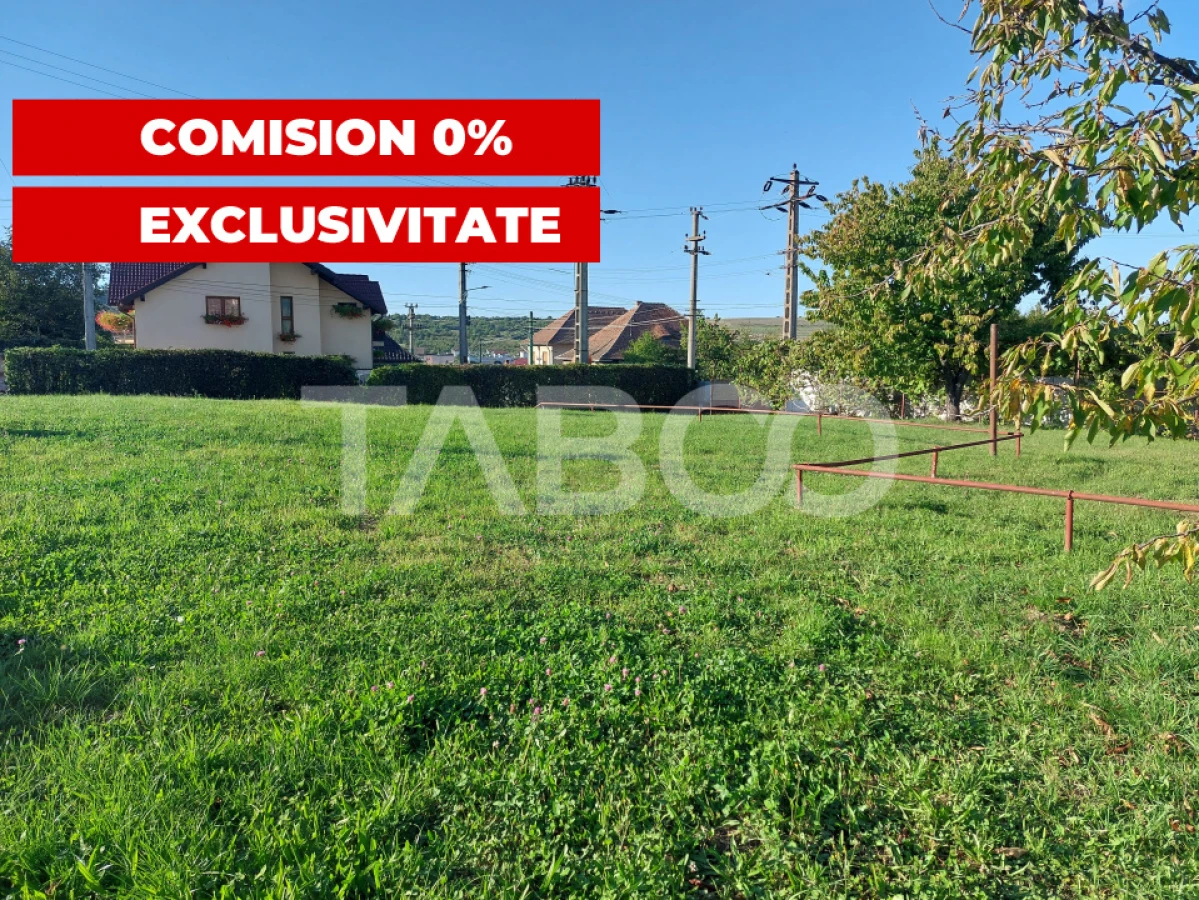 Oportunitate - Teren 1298 mp Cisnadie PUZ zona case noi utilitati - 8