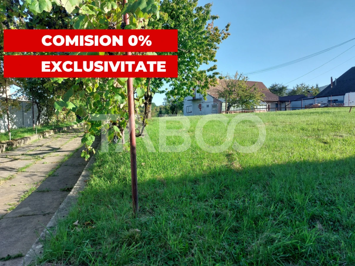 Oportunitate - Teren 1298 mp Cisnadie PUZ zona case noi utilitati - 1