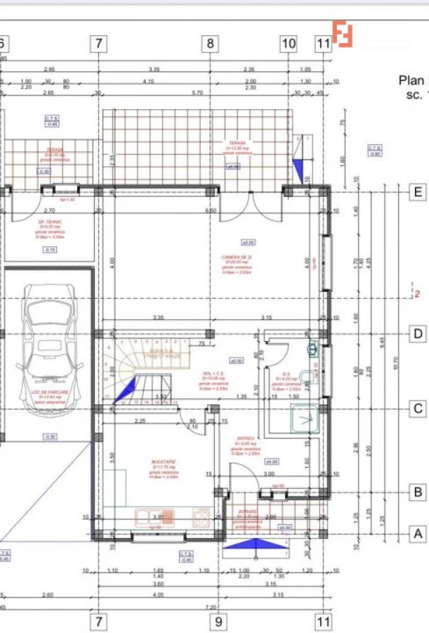 Duplex cu garaj, 4 camere si 350 mp teren - Mosnita Noua - 2