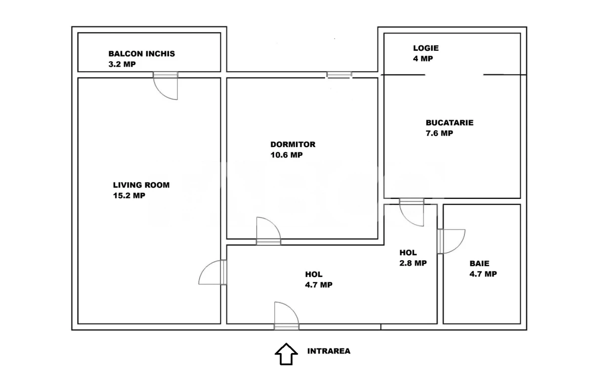Apartament 2 camere de vanzare zona Spitalului si Medicina Sibiu - 4