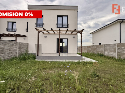 Duplex modern, predare la cheie, toate utilitatile - asfalt - Mosnita