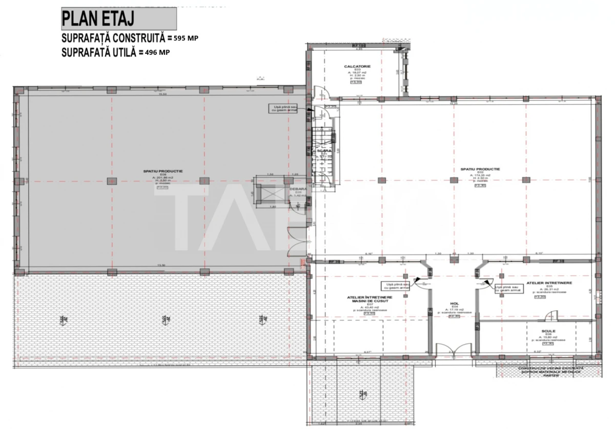 Hala de vanzare 1520 mp utili in zona Turnisor din Sibiu - 8