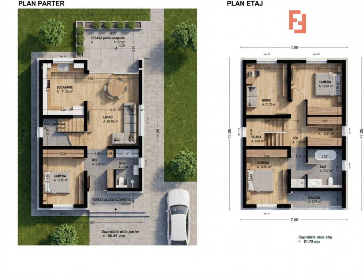 COMISION 0% | Teren intravilan 307 mp | Autorizatie de construire | Sanandrei - 4
