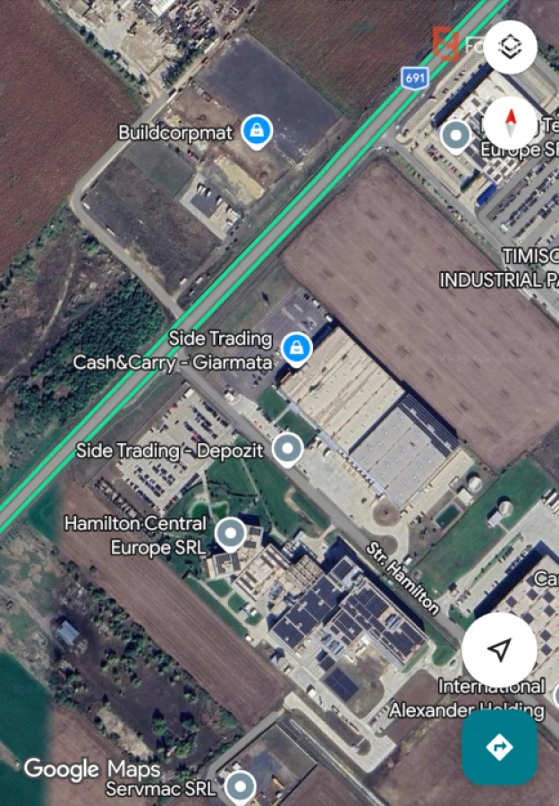 Teren intravilan Curti construcții zona industriala Giarmata Dumbravita - 1