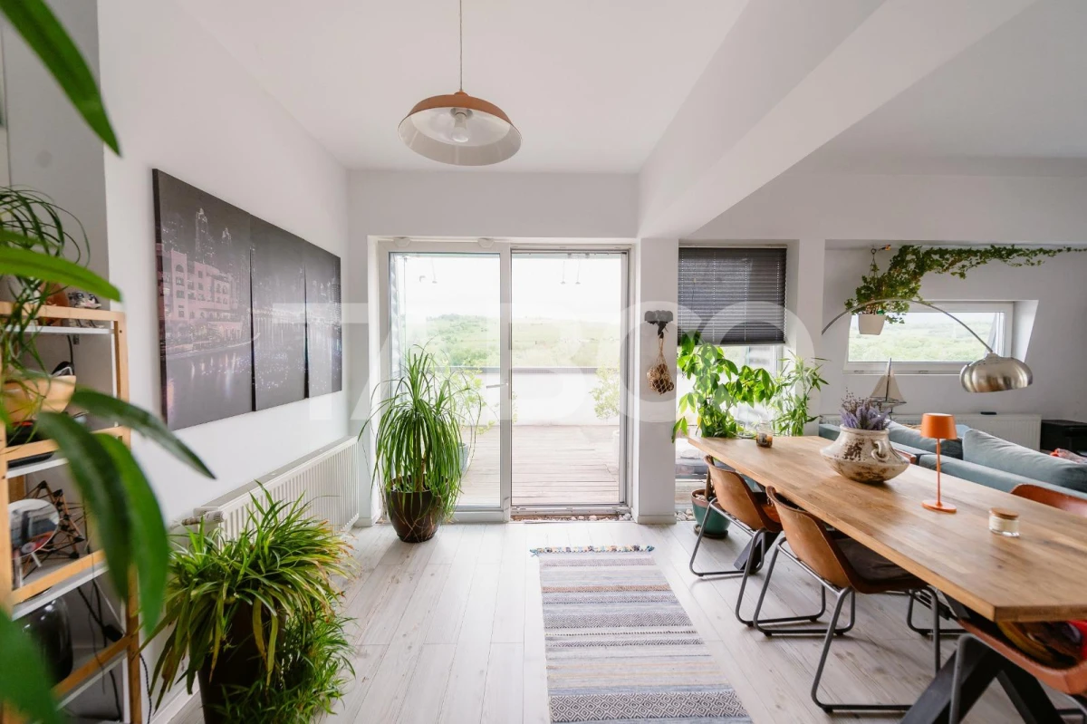 Penthouse 90 mp utili 3 camere 118 mp terasa 2 locuri parcare Cisnadie - 2