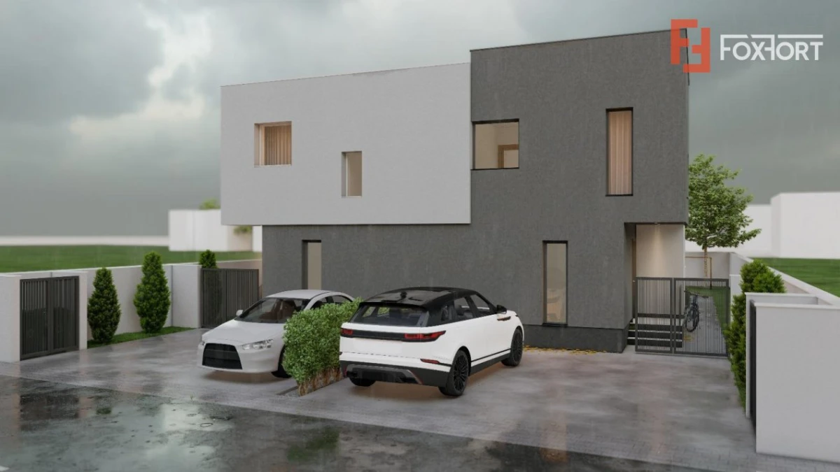 Duplex cu 3 camere si teren de 247 mp de vanzare in localitatea Sacalaz - 1