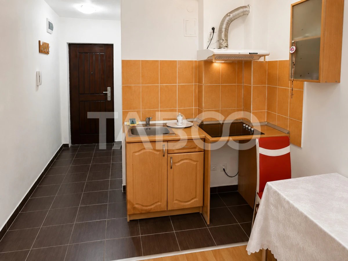 Garsoniera decomandata de vanzare Opera Residence Sibiu bloc cu lift - 3