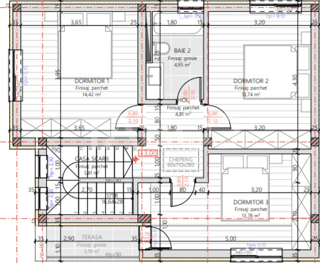 Casa tip duplex cu 4 camere in Floresti zona Muzeul Apei - 5