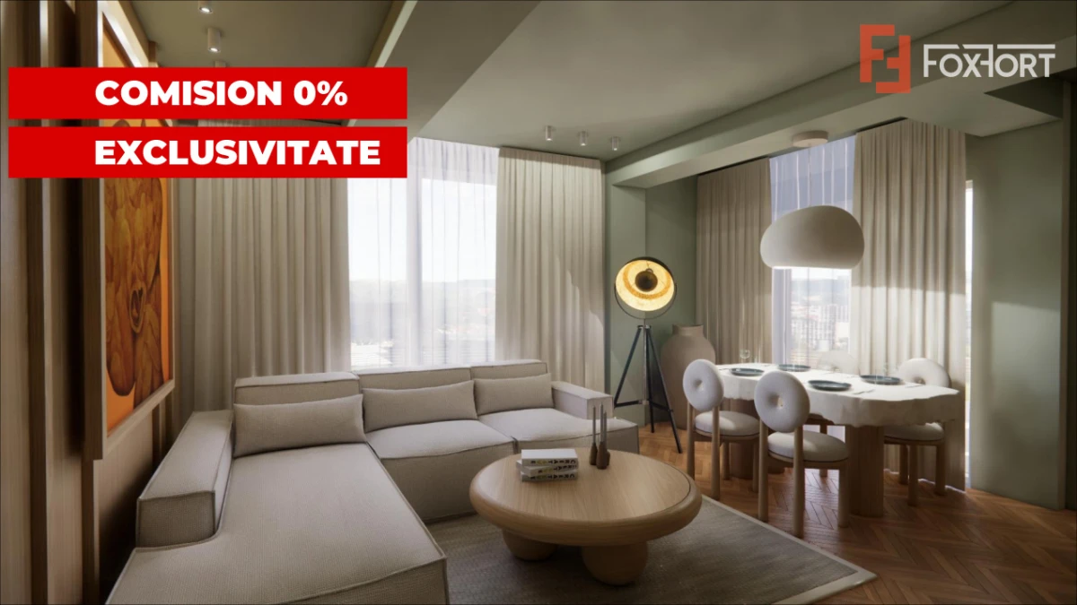 COMISION 0% BLOC NOU Ap. cu 3 camere, bloc cu lift - Zona Lipovei - 1