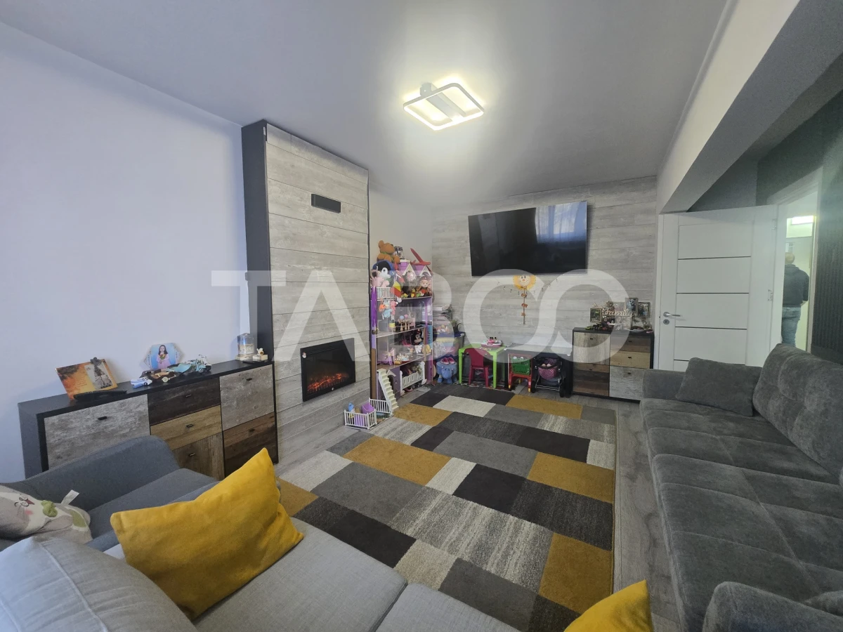 Apartament 2 camere de vanzare 51mp decomandat Vasile Aaron Sibiu - 2
