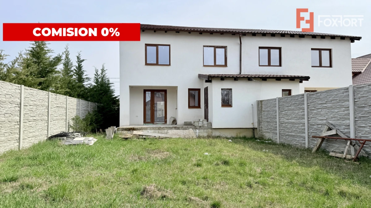 Duplex de vanzare 5 camere cu toate utilitatile - Mosnita Noua - 1