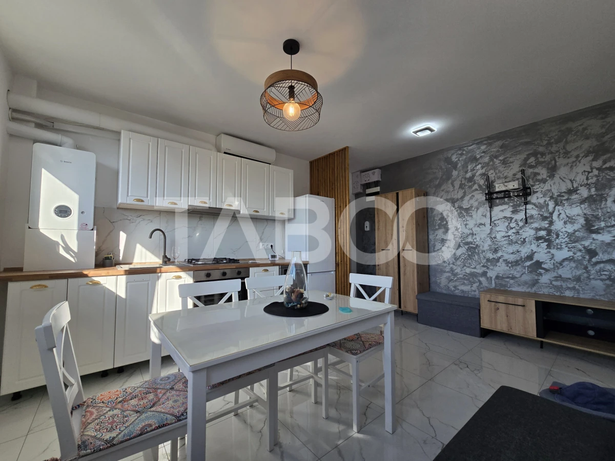 Apartament cu 2 camere decomandat 53 utili mobilat Doamna Stanca Sibiu - 9