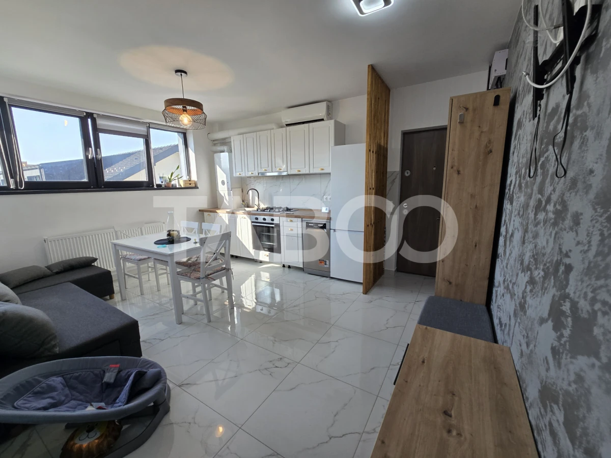 Apartament cu 2 camere decomandat 53 utili mobilat Doamna Stanca Sibiu - 1