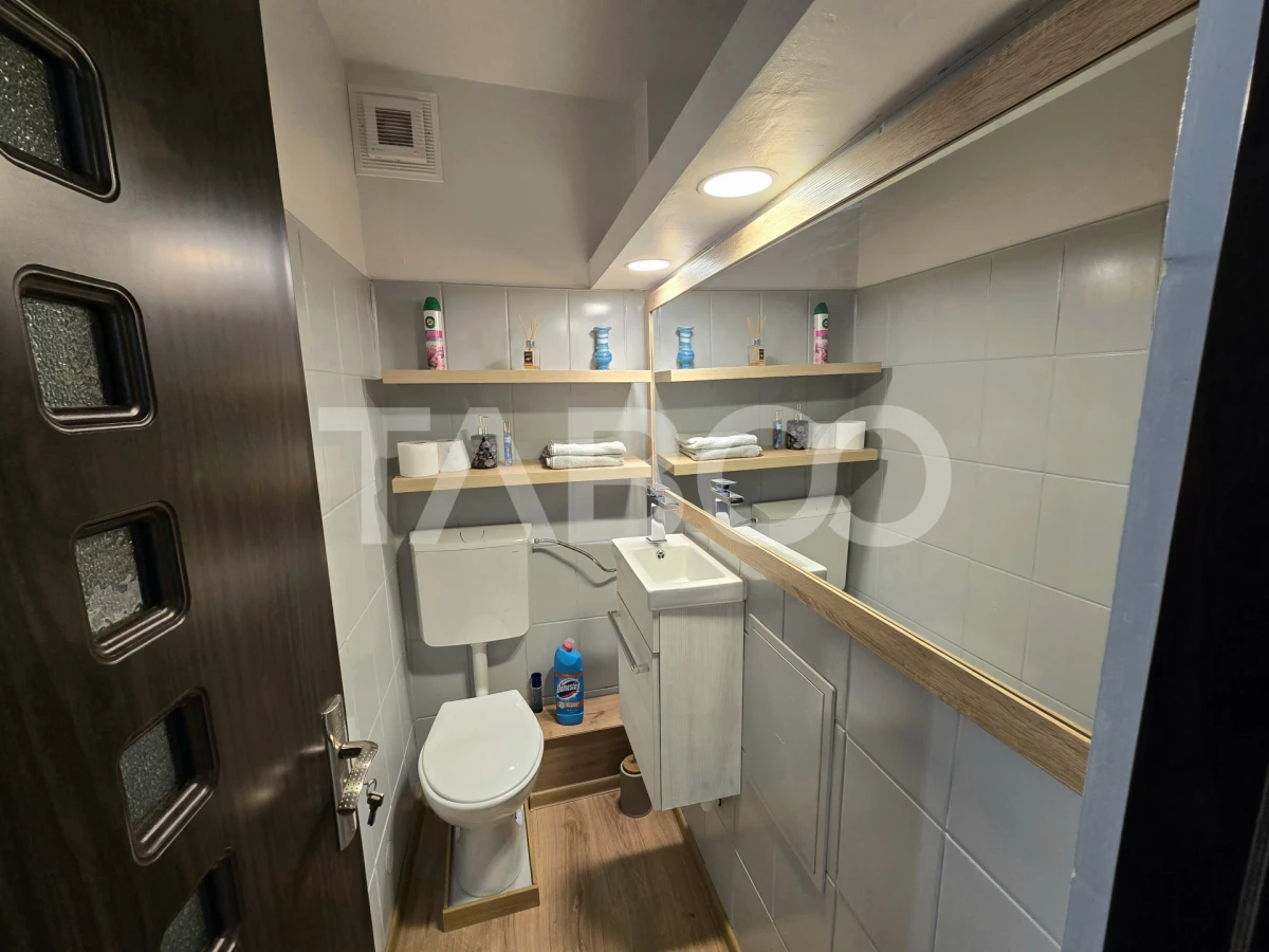 Apartament 3 camere decomandat renovat 2 bai 2 balcoane Turnisor Sibiu - 6
