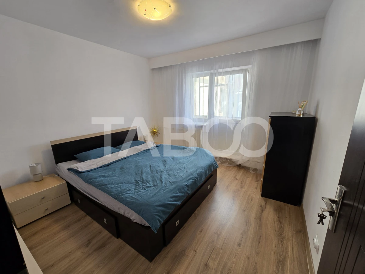 Apartament 3 camere decomandat renovat 2 bai 2 balcoane Turnisor Sibiu - 3