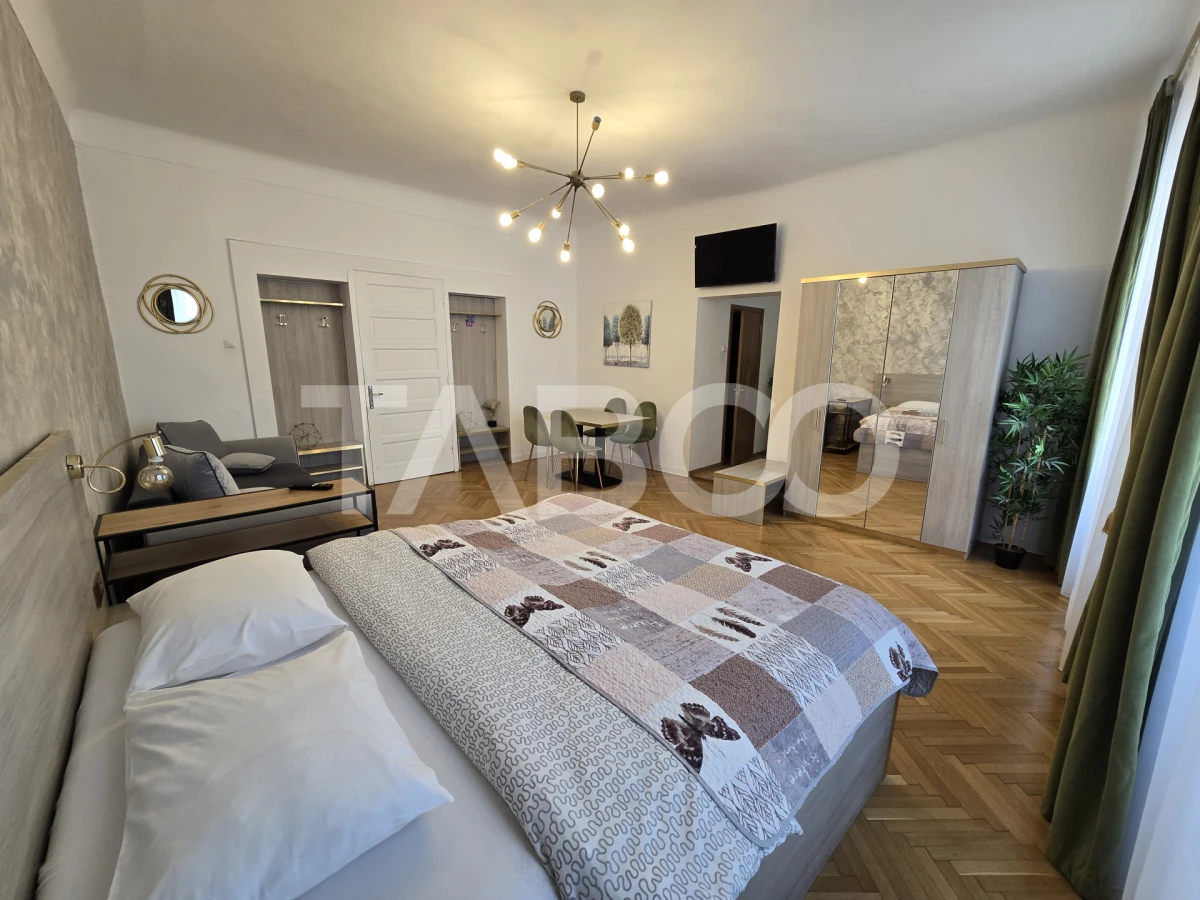 Apartament de vanzare in Centrul Istoric Sibiu 90 mpu mobilat utilat - 1