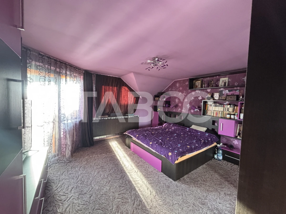 Casa individuala de vanzare cu 5 camere +spatiu comercial 3 bai Sibiu - 8