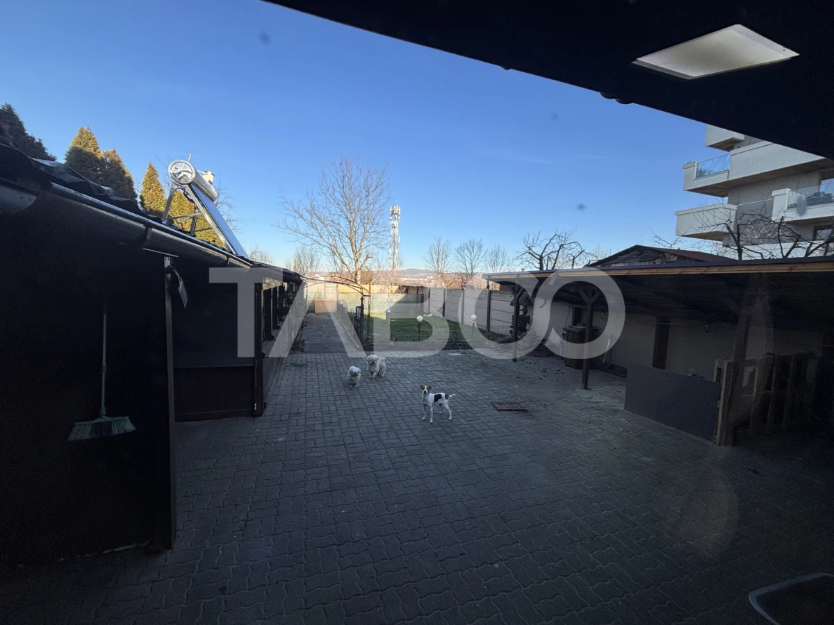 Casa individuala de vanzare cu 5 camere +spatiu comercial 3 bai Sibiu - 7