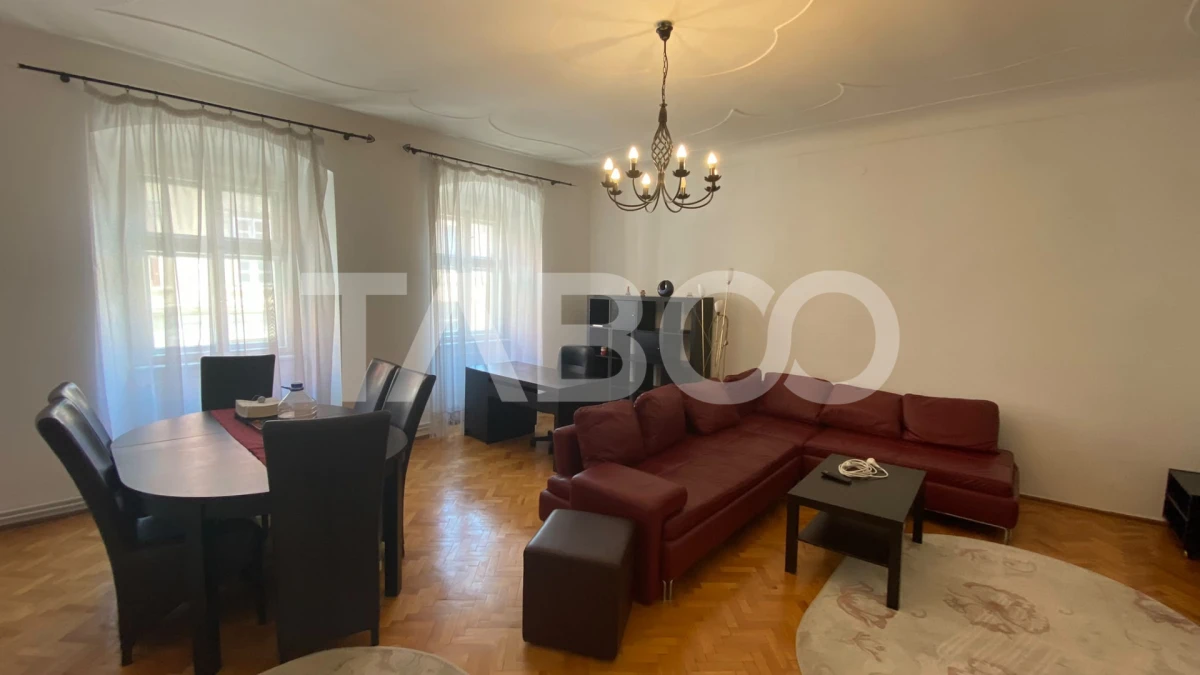 Apartament de inchiriat mobilat utilat 2 camere 80 mpu in Sibiu - 3