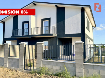 Comision 0% Duplex de vanzare, 4 camere, teren 400 mp - Mosnita Noua
