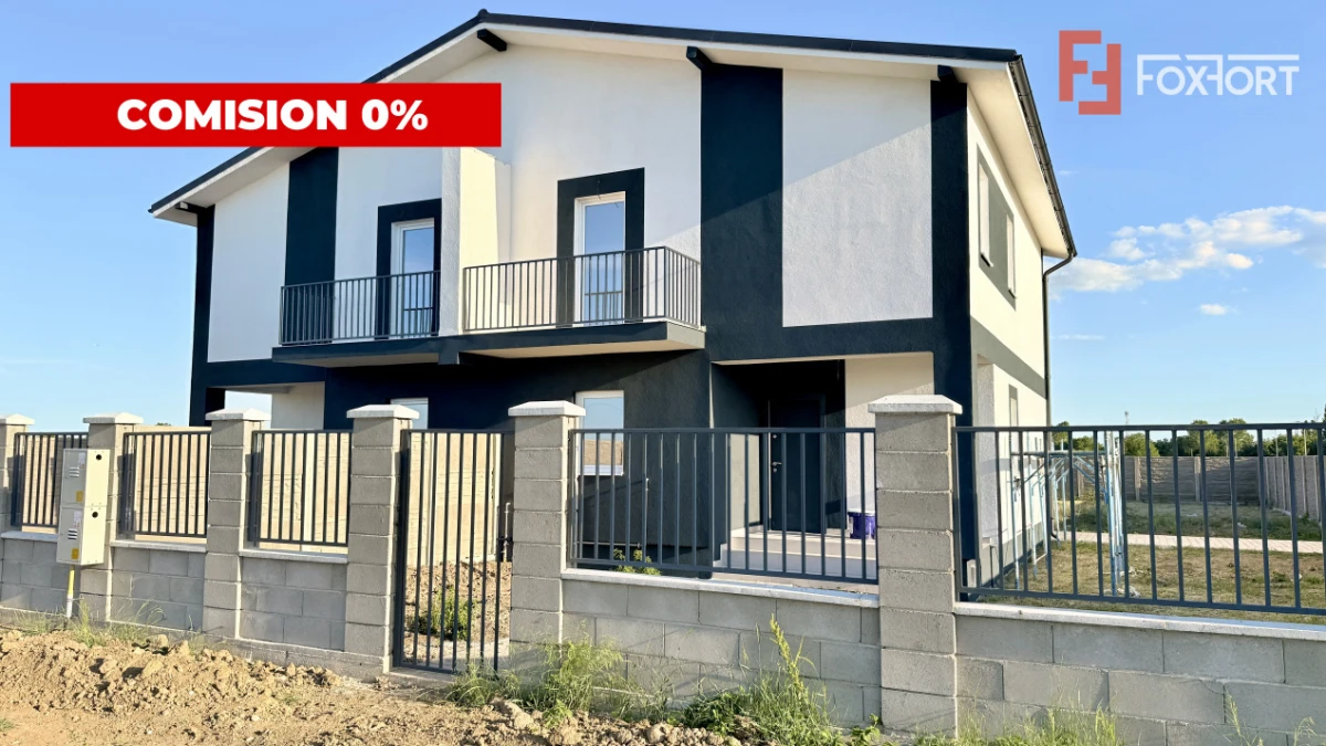 Comision 0% Duplex de vanzare, 4 camere, teren 400 mp - Mosnita Noua - 1
