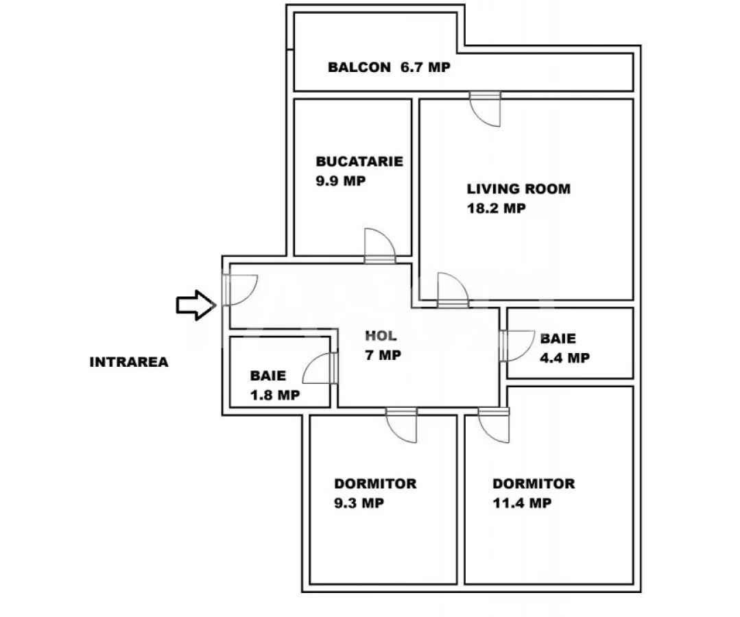 Apartament etaj 1 de vanzare 3 camere 2 bai balcon pivnita Cisnadie - 3