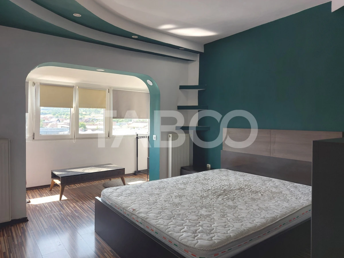 Apartament spatios 49 mp 2 camere decomandate 2 balcone Cisnadie - 4
